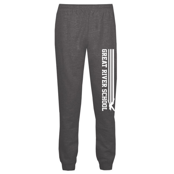 YOUTH SIZES - Badger - Athletic Fleece Joggers - Printed Logo Thumbnail