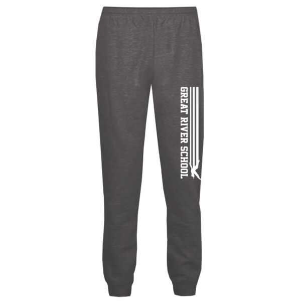 ADULT SIZES - Badger - Sport Athletic Fleece Joggers - Printed Logo Thumbnail