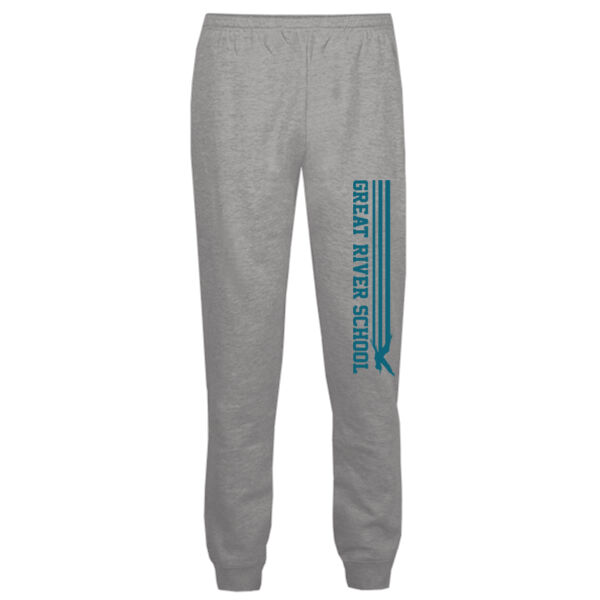 ADULT SIZES - Badger - Sport Athletic Fleece Joggers - Printed Logo Thumbnail