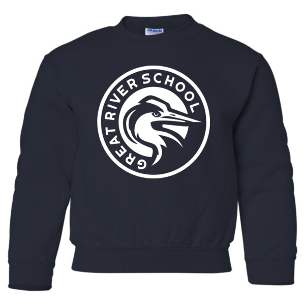 YOUTH SIZES - Gildan - Heavy Blend™ Sweatshirt - Screen Print Logo Thumbnail