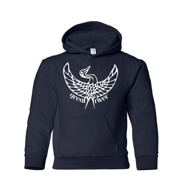 YOUTH SIZES - Gildan - Heavy Blend™ Hooded Sweatshirt - Screen Print Logo Thumbnail