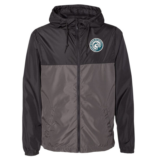 ADULT SIZES - Independent Trading Co. - Unisex Lightweight Windbreaker Full-Zip Jacket - Embroidered Logo Thumbnail