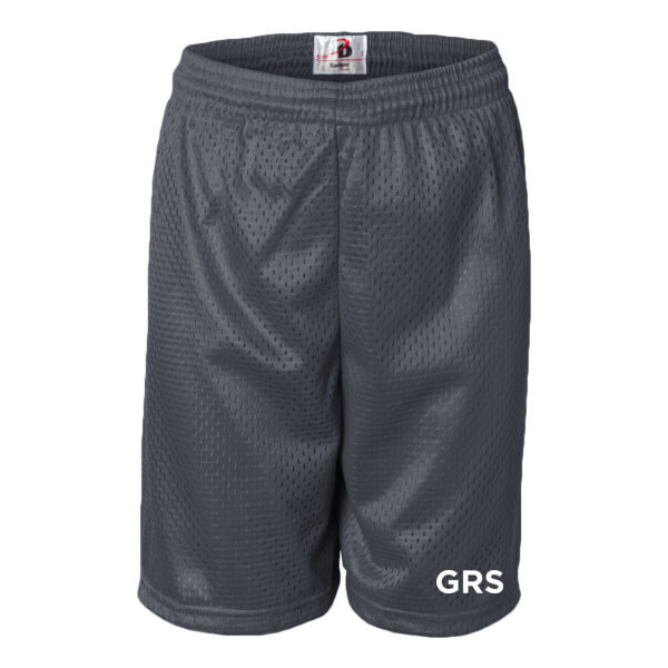 YOUTH SIZES - Badger - Youth Pro Mesh 6" Shorts - Printed Logo Thumbnail