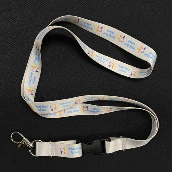 Great River School Sublimated Lanyard and Badge Holder Thumbnail
