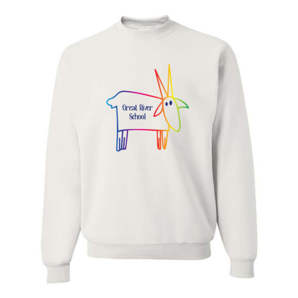 ADULT SIZES - JERZEES - NuBlend® Crewneck Sweatshirt - Printed Logo Thumbnail