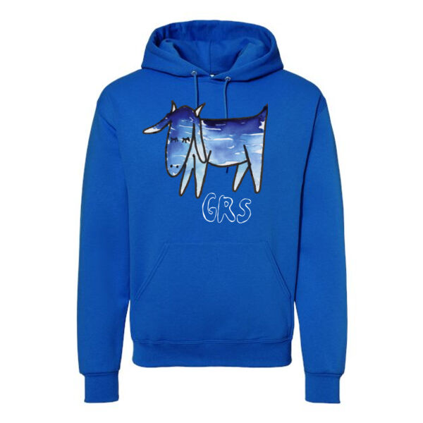 ADULT SIZES - JERZEES - NuBlend® Hooded Sweatshirt - Printed Logo Thumbnail