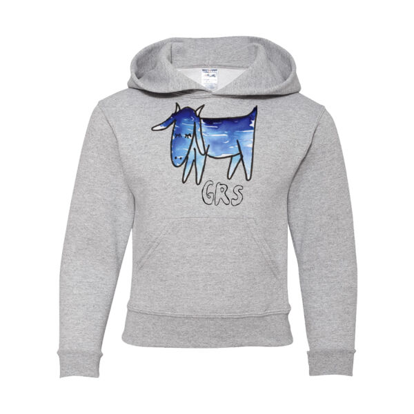YOUTH SIZES - JERZEES - NuBlend® Youth Hooded Sweatshirt - Printed Logo Thumbnail