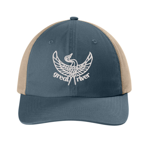 Comfort Colors® Sunwashed Trucker Cap - Embroidered Logo Thumbnail