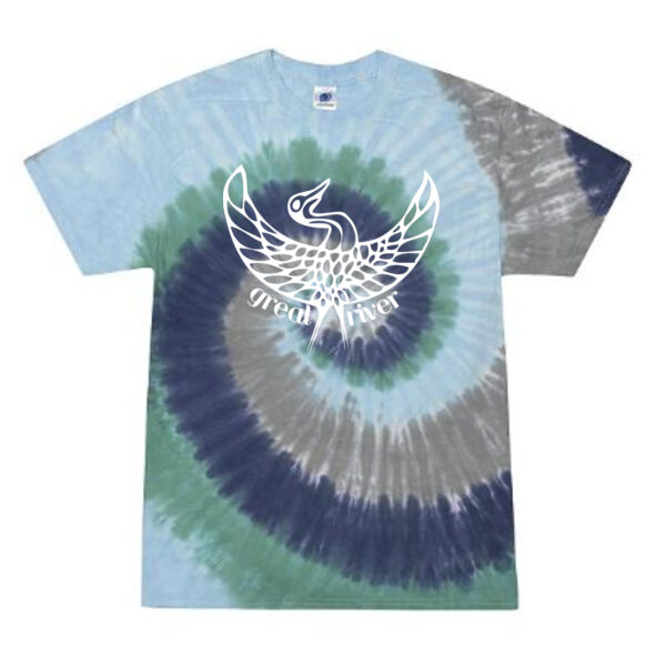 Colortone - Youth Multi-Color Tie-Dyed T-Shirt - Printed Logo Thumbnail