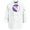 Eight Knot Button Chef Coat with Thermometer Pocket Thumbnail