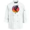 Eight Knot Button Chef Coat with Thermometer Pocket Thumbnail