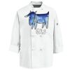 Eight Knot Button Chef Coat with Thermometer Pocket Thumbnail