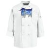 Eight Knot Button Chef Coat with Thermometer Pocket Thumbnail