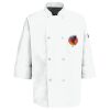 Button Chef Coat with Thermometer Pocket Thumbnail