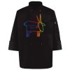 Ten Pearl Button Black Chef Coat Thumbnail