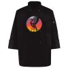 Ten Pearl Button Black Chef Coat Thumbnail