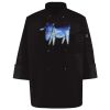 Ten Pearl Button Black Chef Coat Thumbnail