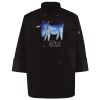 Ten Pearl Button Black Chef Coat Thumbnail