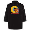 Ten Pearl Button Black Chef Coat Thumbnail