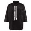 Black Knot Button Chef Coat Thumbnail