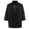 Black Knot Button Chef Coat Thumbnail