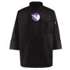 Black Knot Button Chef Coat Thumbnail